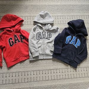 GAP Kids Hoodie Lot Bundle Of 3 TODDLER BOY 3T